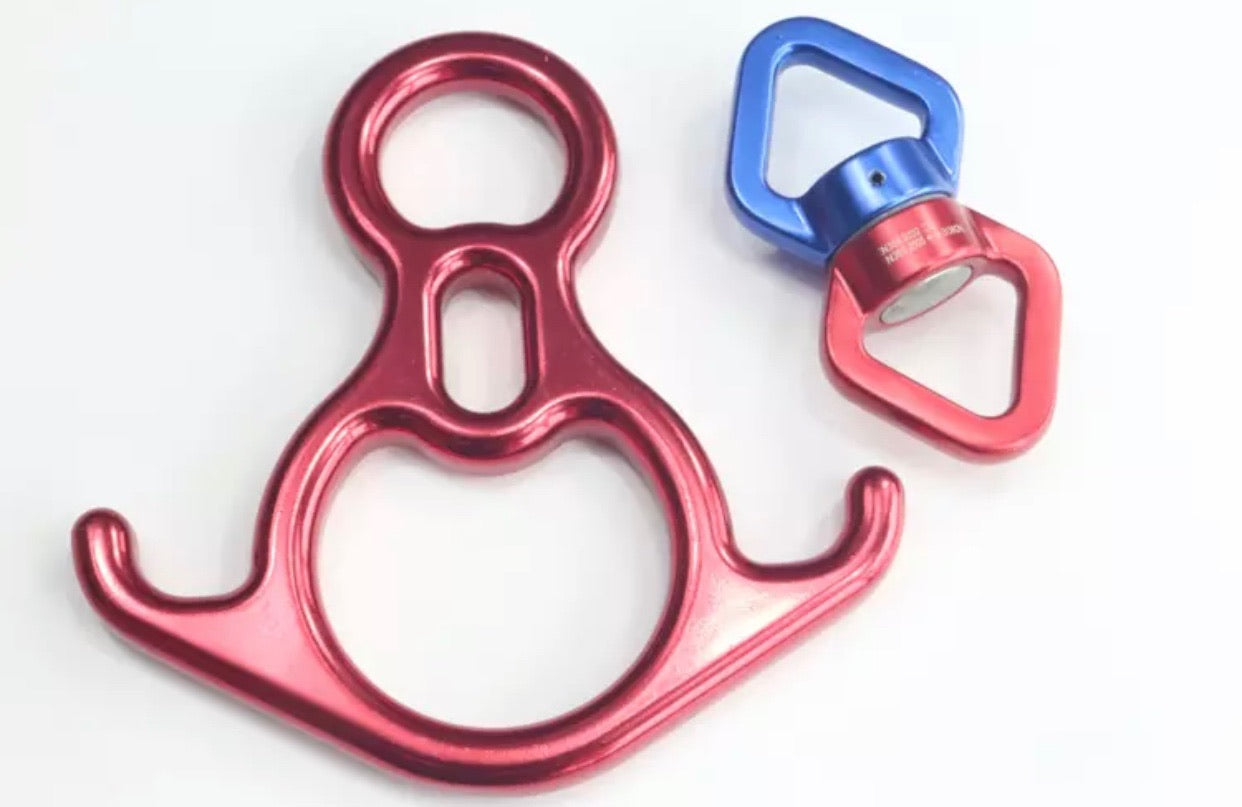 50KN Figure 8 Descender for aerial Silks