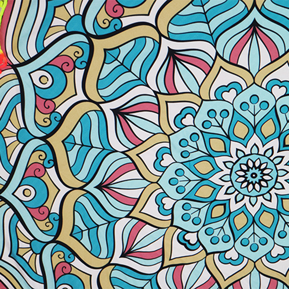 Indian Mandala Lotus Yoga Towel - Exercising Mat