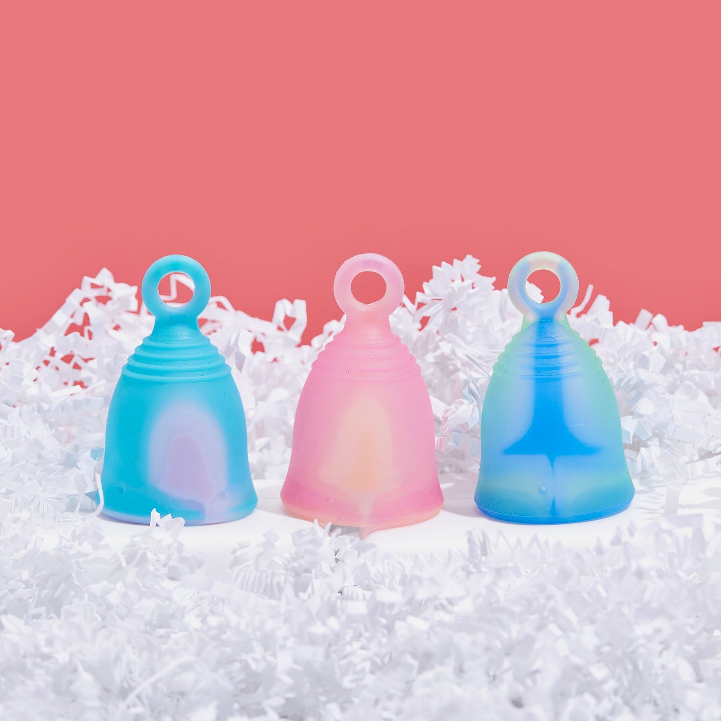 Peachlife Ring Tab Silicone Menstrual Cup - Easy Removal - No Spill