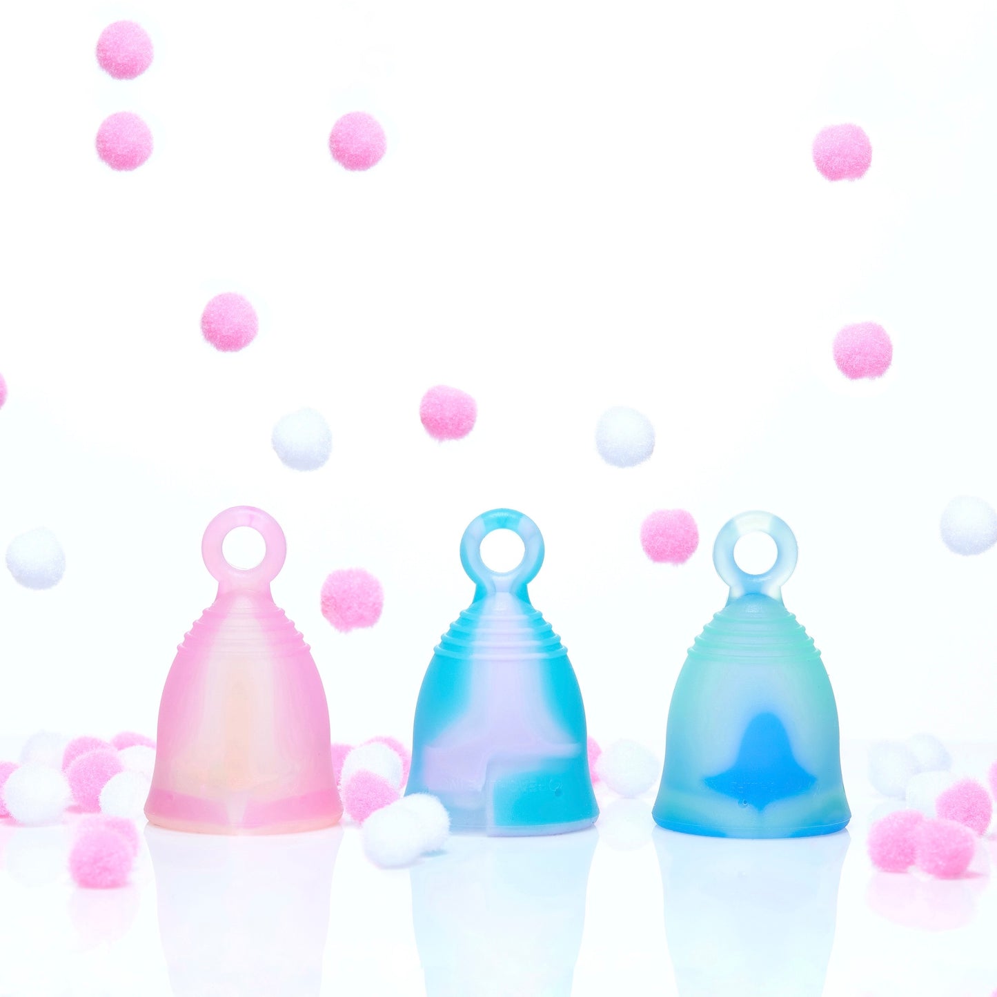 Peachlife Ring Tab Silicone Menstrual Cup - Easy Removal - No Spill