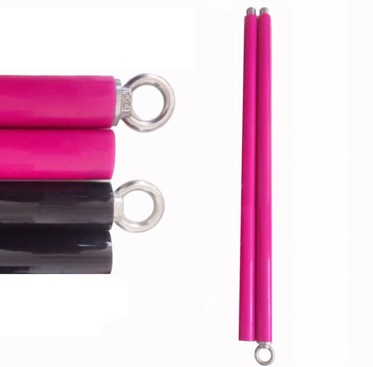 Silicone Flying Pole - Home Fitness -Black, Pink, Purple - 2m/3m -  Summer Sale