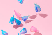Load image into Gallery viewer, Peachlife Menstrual Cup w Ring Stem - Easy Removal - No Spill
