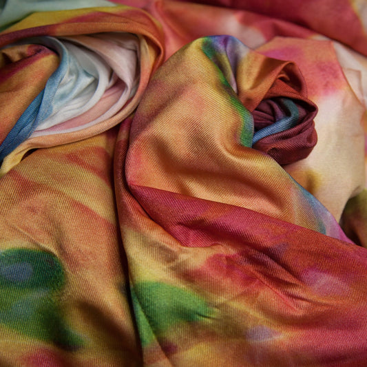 Aerial Silks Rose Nature Print - Home Fitness.