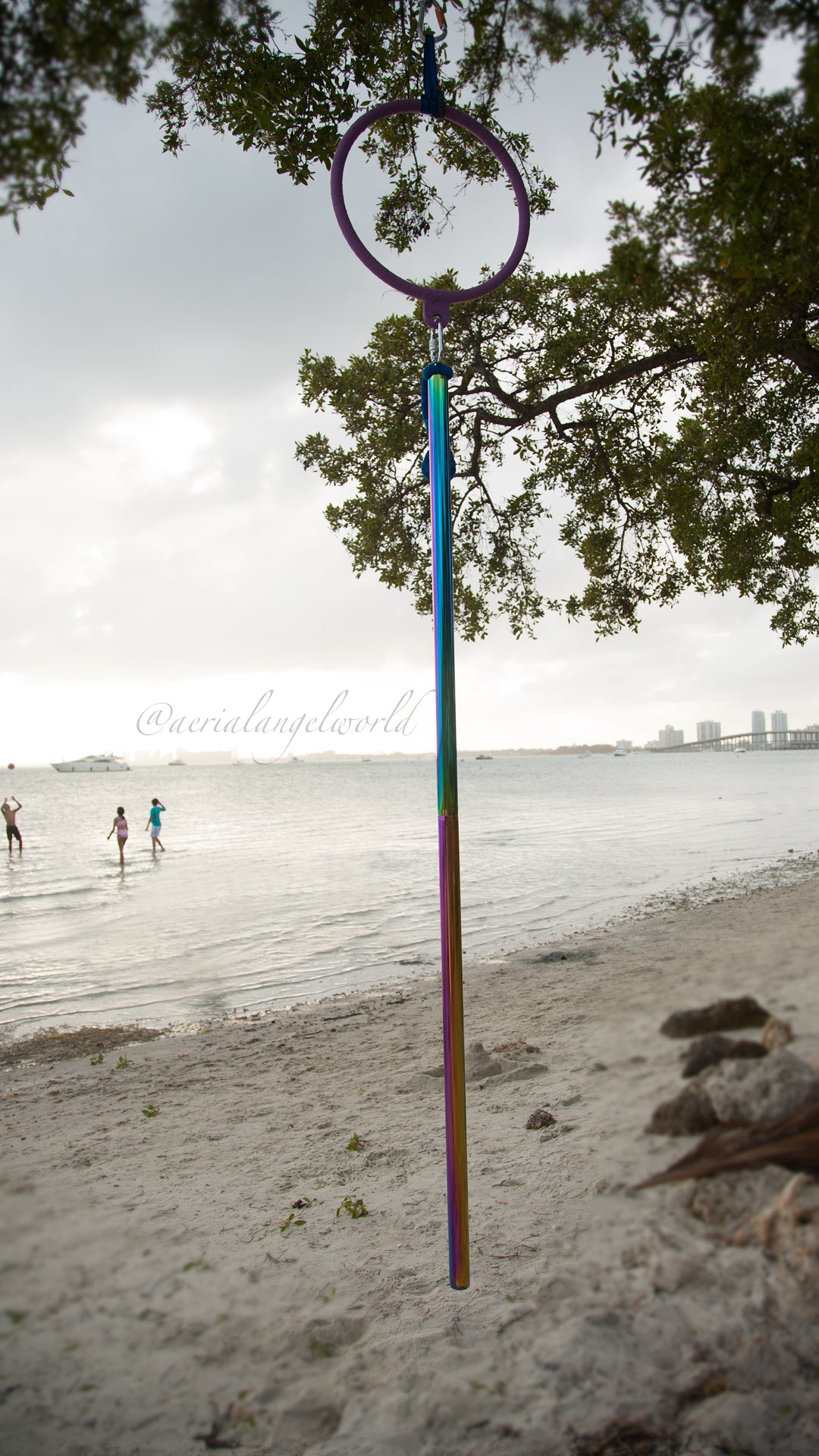 New 3m Multicolored aerial/flying pole - Home fitness