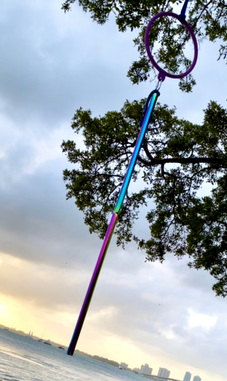 New 2m Multicolored aerial/flying pole - Home fitness