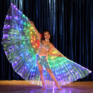 Aerial/belly dance LED wings for adults/kids