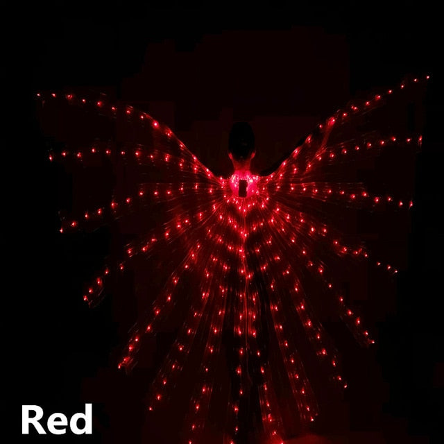 Aerial/belly dance LED wings for adults/kids