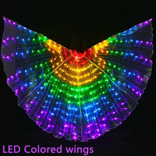 Load image into Gallery viewer, Aerial/belly dance LED wings for adults/kids
